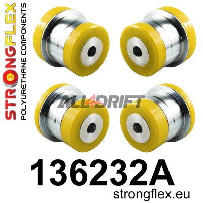 136232A Sada silentblokov zadnej nápravnice SPORT Opel / Saab