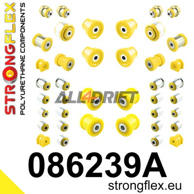 086239A Kompletná sada silentblokov náprav SPORT - Honda VIII (08-16)