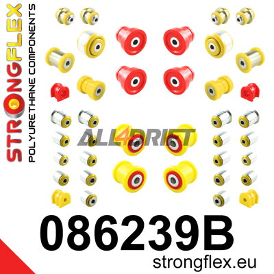 086239B Kompletná sada silentblokov náprav - Honda VIII (08-16)