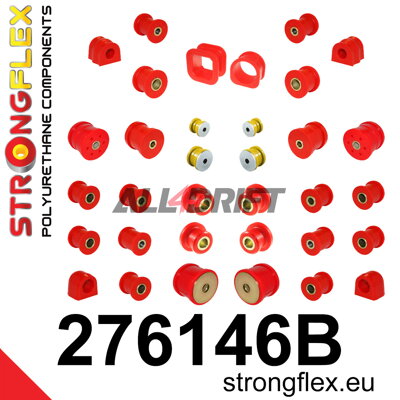 276146B Kompletná sada silentblokov náprav - Subaru II (02-08) SG