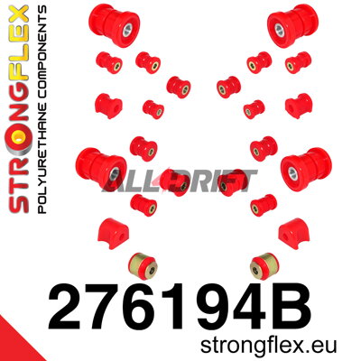 276194B Kompletná sada silentblokov náprav - Subaru I (12-21)