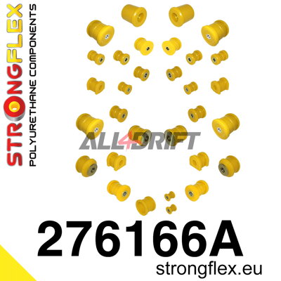 276166A Kompletná sada silentblokov náprav SPORT - Subaru III (07-14) GE GV GH GR