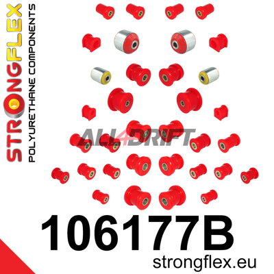 106177B Kompletná sada silentblokov náprav - Mazda RX-8 (03-12) SE3P