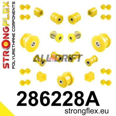 286228A Kompletná sada silentblokov náprav SPORT - Nissan IV (83-88) S12