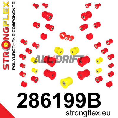 286199B Kompletná sada silentblokov náprav Infiniti / Nissan