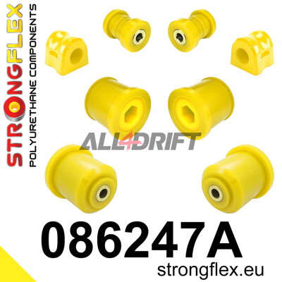 086247A Sada silentblokov prednej nápravy a zadnej nápravnice SPORT - Honda VIII (06-12) Hatchback FK / FN