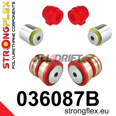 036087B Sada silentblokov prednej nápravy BMW E38