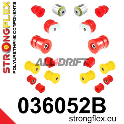 036052B Kompletná sada polyuretánových silentblokov náprav BMW E24 / E28