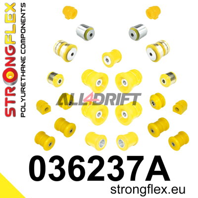 036237A Kompletná sada silentblokov náprav SPORT BMW E38