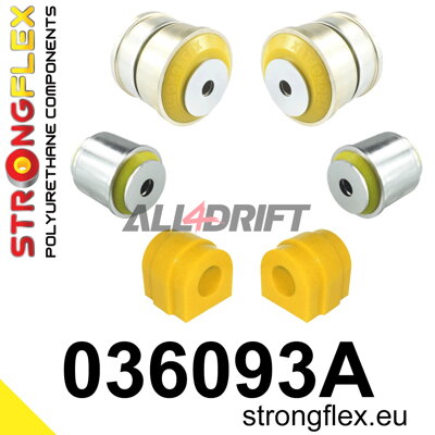 036093A Sada silentblokov prednej nápravy SPORT BMW E6x