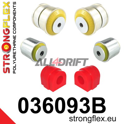 036093B Sada silentblokov prednej nápravy BMW E6x