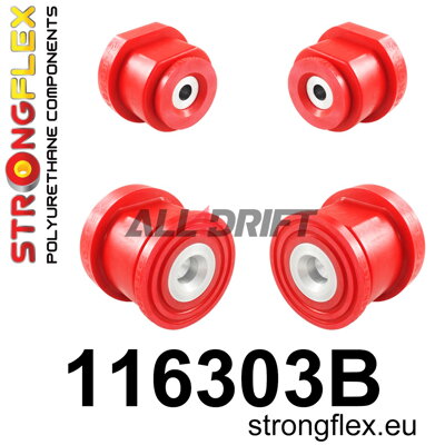 116303B Sada silentblokov zadného pomocného rámu - Mercedes W209 (02-10)