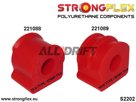 221089A Silentblok predného stabilizátora SPORT Audi / VW / Škoda