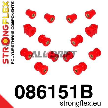 086151B Sada silentblokov zadnej nápravy AP1 - Honda AP1 (99-04)