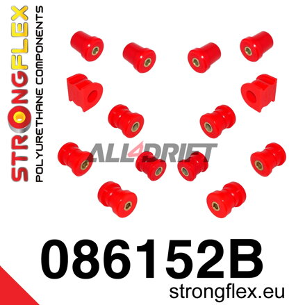 086152B Sada silentblokov zadnej nápravy AP2 - Honda AP2 (04-09)