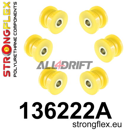 136222A Sada silentblokov predného pomocného rámu SPORT - Opel / Vauxhall G (98-04)