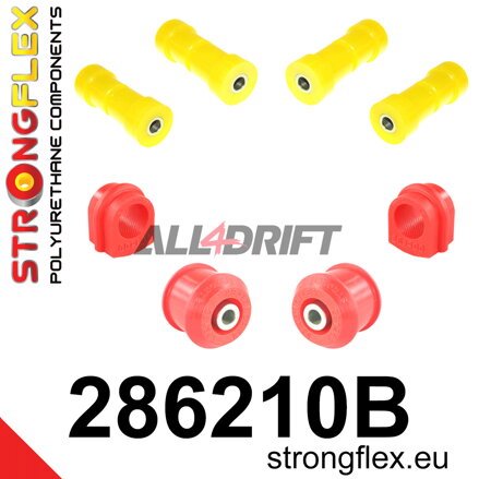 286210B Sada silentblokov prednej nápravy - Nissan R32 (89-94) AWD