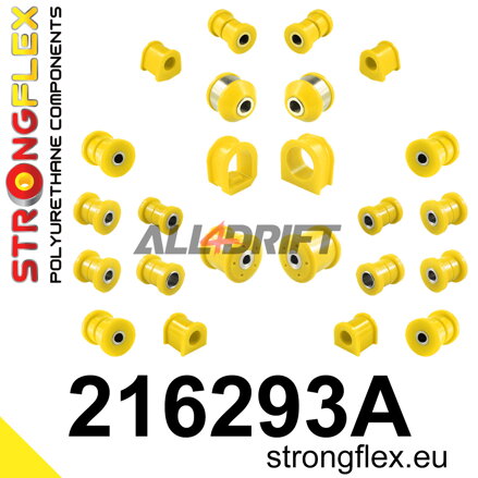 216293A Kompletná sada silentblokov náprav SPORT - Toyota E100 4WD