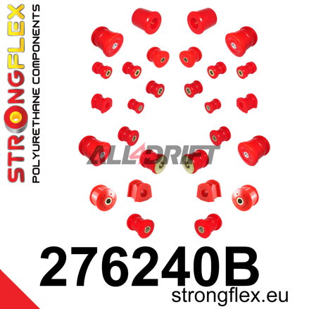 276240B Kompletná sada silentblokov náprav - Subaru Legacy V / Outback IV (09-14) BM BR