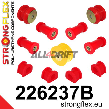 226237B Sada silentblokov zadného zavesenia - Volkswagen 19E / 1G Country / Syncro / Rallye / 4x4