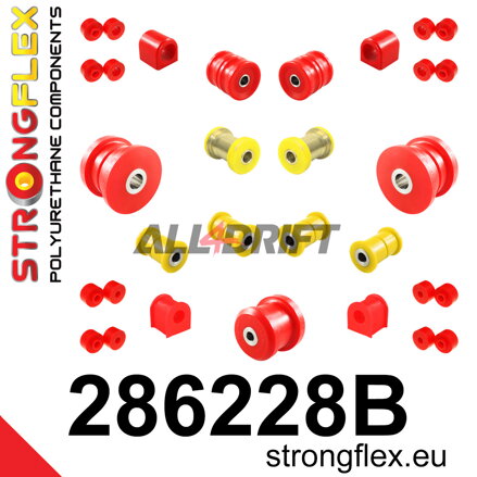 286228B Kompletná sada silentblokov náprav - Nissan IV (83-88) S12