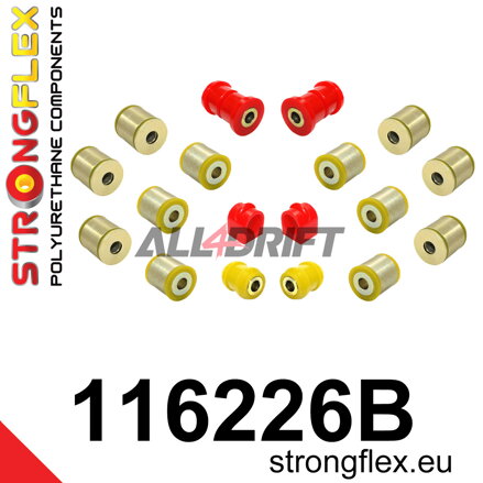 116226B Sada silentblokov zadného zavesenia Chrysler / Mercedes