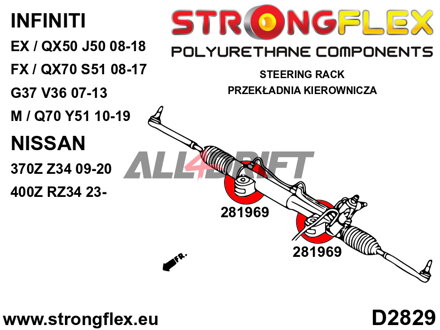 281969B Silentblok riadenia Infiniti / Nissan