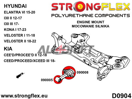090005B Silentblok uloženia prevodovky Hyundai / Kia