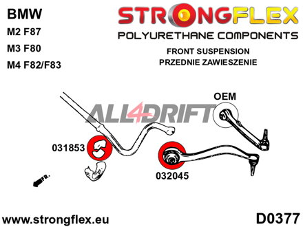 031853A Silentblok predného stabilizátora SPORT BMW