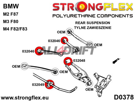 032049A Silentblok zadného stabilizátora SPORT BMW