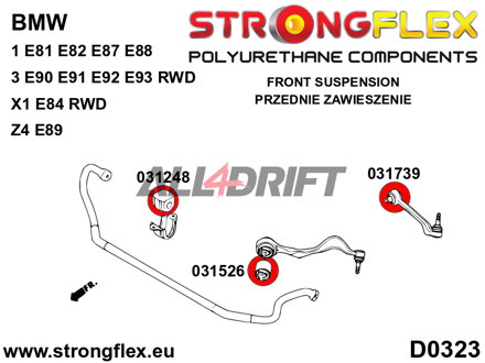 031526A Silentblok predného ramena SPORT BMW