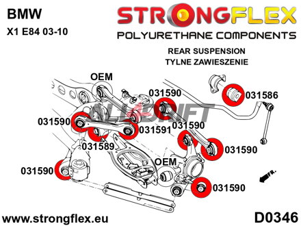 031586B Silentblok zadného stabilizátora BMW